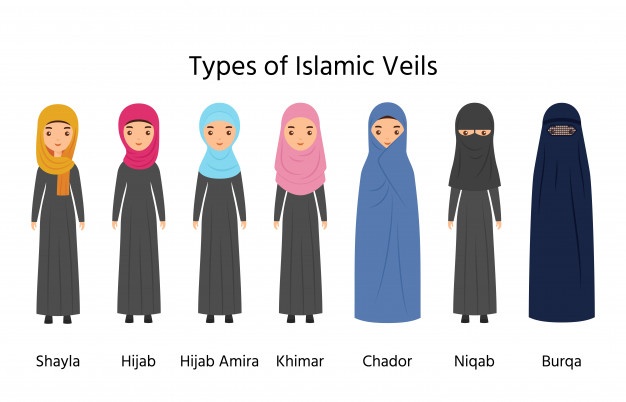  Le musa mancanti : Nera , rosa … trasparente : Cronache multicolori >  - Pagina 20 Islamic-women-clothes-muslim-veils-types-hijab_171867-76
